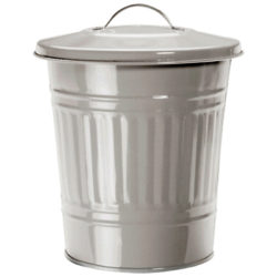 Garden Trading Mini Bin, Chalk, 10.5L